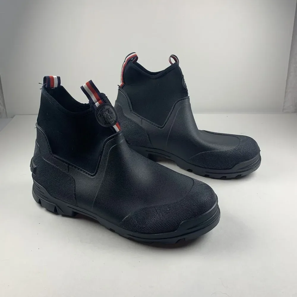 Tommy Hilfiger Candid Rain Boots Women's 10‎ Navy Casual Pull-On Ankle Boots